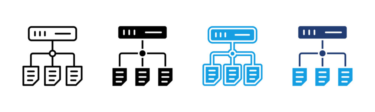 Load Balancer icon multiple style collection