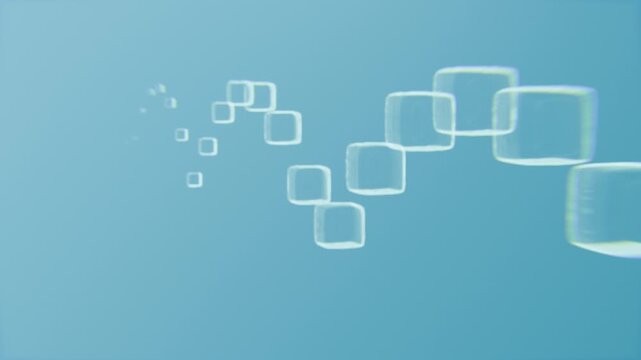 abstract looping 3d shape background wallpaper