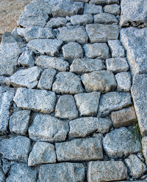 Cobblestone Pathway In The Backcountry of Yosemite