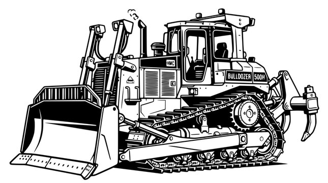 bulldozer machine heavy equipment