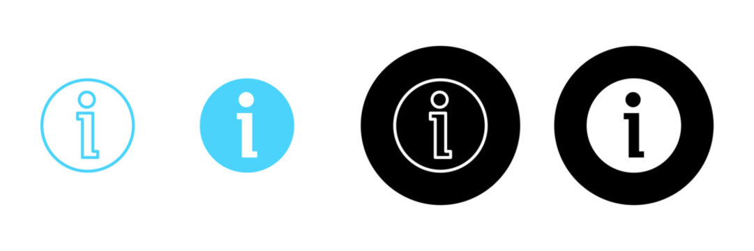 Information sign icon vector. about us sign and symbol. question mark icon