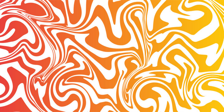 orange color swirling maze background
