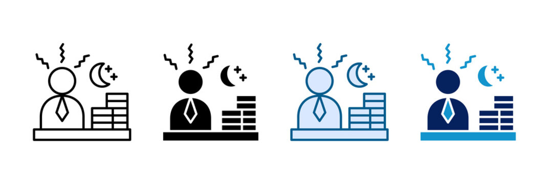 Overworked Icon Set Multiple Style Collection