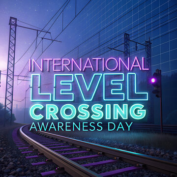 International level crossing awareness day.