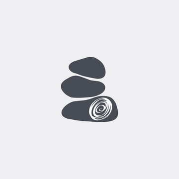 abstract stone illustration design vector