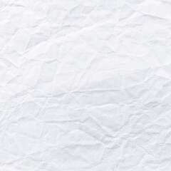 Fototapeta premium Crumpled white paper texture background
