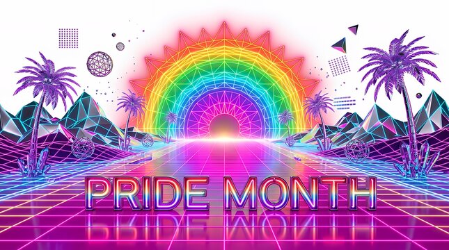Pride Month Celebration Background