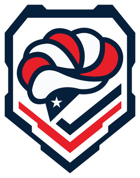 Brain and America symbol military