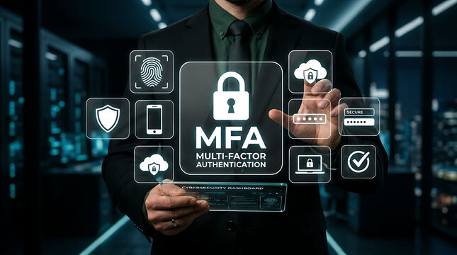 Multi Factor Authentication Cybersecurity Protection System For Secure Digital Access