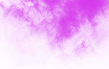 Fototapeta premium Magenta smoke effect overlay, transparent hot purple fog clouds for cinematic background, mysterious atmosphere, and creative photo editing design. 