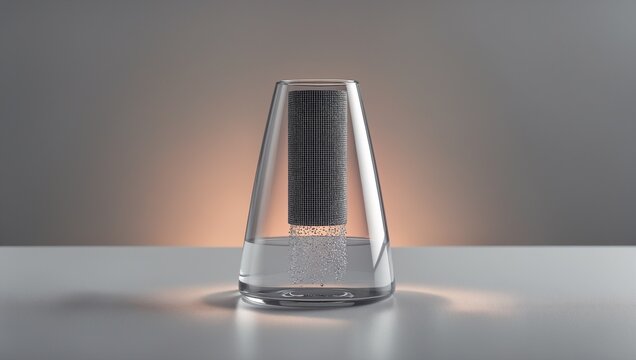 Conceptual glass water condenser with graphene grid for desert eco innovation
