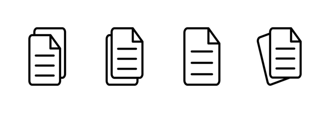 Document icon symbol for apps and websites. edit document. Paper sign and symbol. File Icon