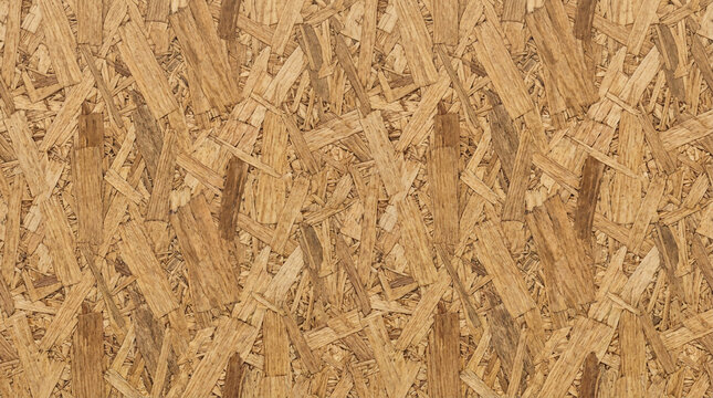 Oriented Strand Board Surface Texture &ndash; Seamless Wooden Chip Building Material Background