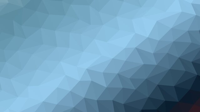 Blue Geometric Low Poly Abstract Background