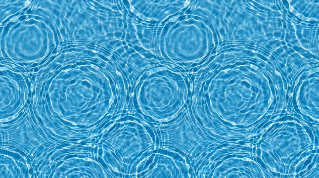 Abstract Blue Water Ripple Texture &ndash; Seamless Tileable H2O Surface Background