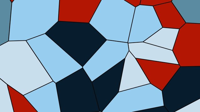 Colorful Geometric Mosaic Pattern