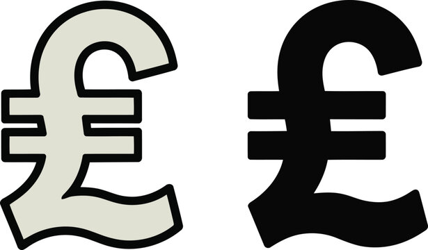 Pound sterling currency symbols
