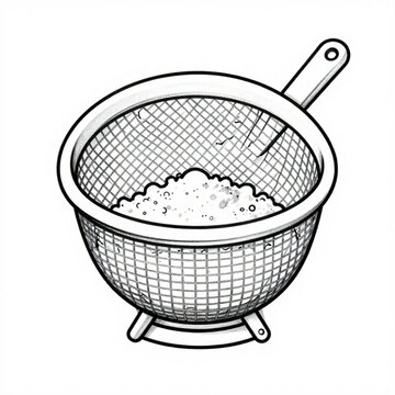 Flour Sifter Coloring Page