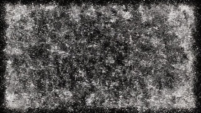 Abstract digital noise and static interference pattern. High contrast black and white grain texture. Seamless looping video background for tech and cyber themes.