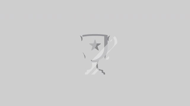 Transparent Alpha Channel Silver Cup Medal Honor Achievement Tracker Animation