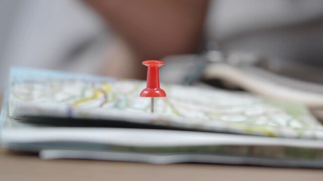 Plan your trip with a map and a pushpin in hand