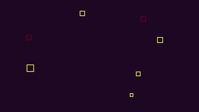 Dynamic and smooth floating polygons background. This seamless loop uses colorful and yellow aesthetics to create a modern, high-tech, and futuristic atmosphere for any multimedia presentation.
