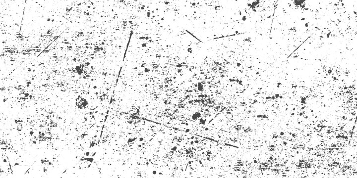 Distressed Black White Urban Texture with Grunge Noise, Cracked Dot Pattern and Plastisol T Shirt Graphic Effect.