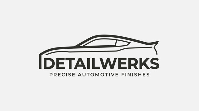 Detailwerks Logo - Precise Automotive Finishes for Cars.