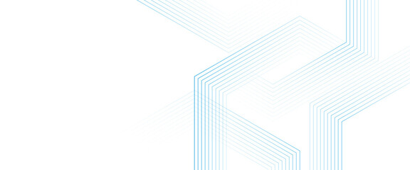 Vector modern triangle line and hexagon pattern wave line technology concept geometric striped png background © AJ Unick Creator