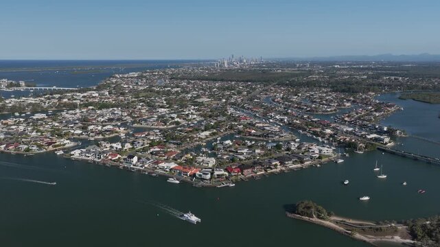 Ephraim Island And Surroundings In Queensland, Australia - Aerial Drone Shot