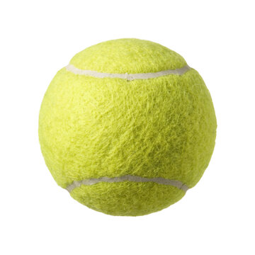 Bright Yellow Green Sports Tennis Ball
