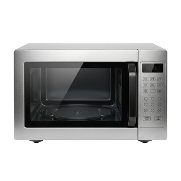 Silver Stainless Steel Microwave Kitchen Oven