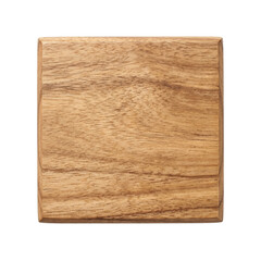 Fototapeta premium Square Wooden Kitchen Cutting Board Coaster
