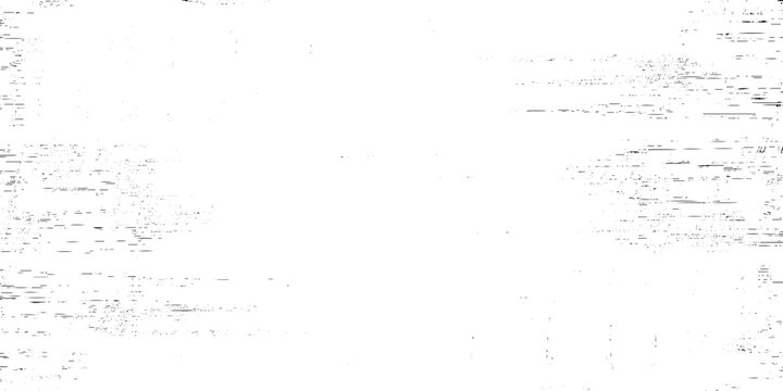 Distressed digital glitch effect with horizontal scan lines and noise on white grunge background vector graphic design element