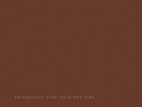 Motivational Sovereignty Over Time Quote Design