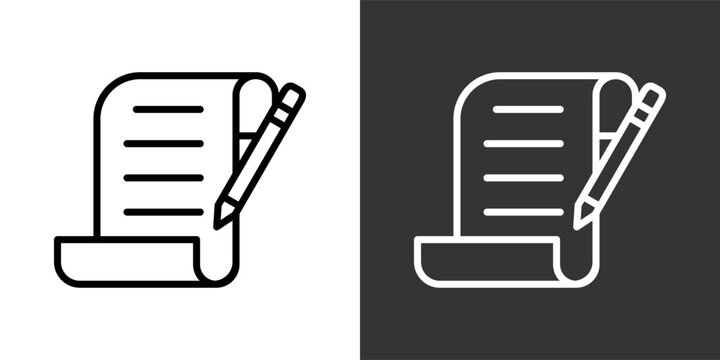 Editor Black And White Multiple Style Icon Set Collection Pack Vector Illustration 