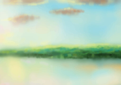 beatiful landscape sky sunset.vanilla colour