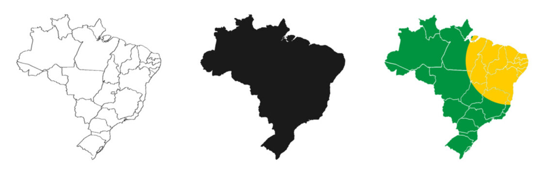 brazil country map