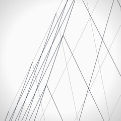Obraz premium Stylish Wire Pyramid Background