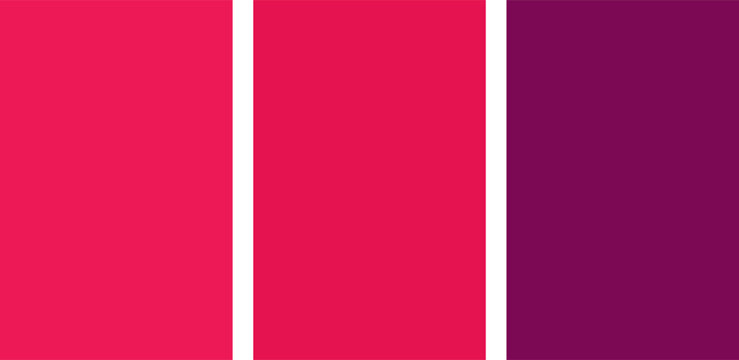 Vibrant pink and deep purple abstract color block design Vector