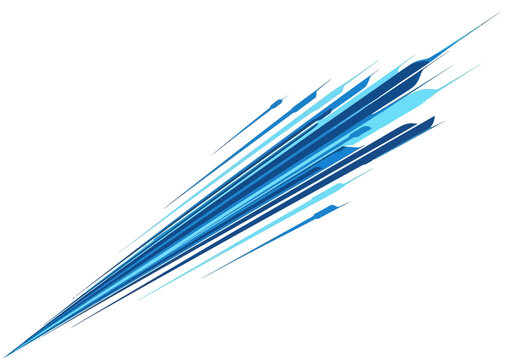 Abstract blue light streaks forming a dynamic diagonal motion effect.