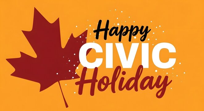 Happy civic holiday canada celebrating community and heritage