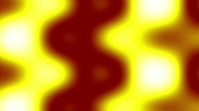 Abstract yellow lights on red background seamless looping animation