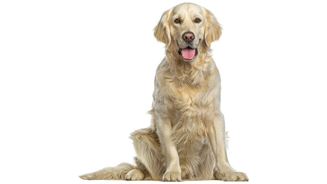 cute dog, puppy sitting forward looking at camera PNG, on Transparent background