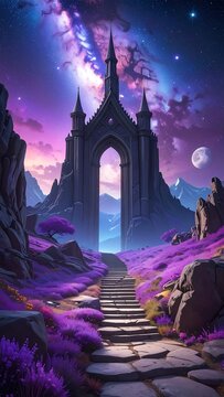 Fantasy Archway Scene.