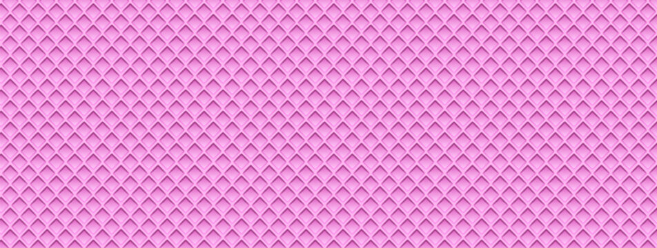 Seamless wafer cookie texture with square waffle structure, crispy biscuit surface and sweet food background.