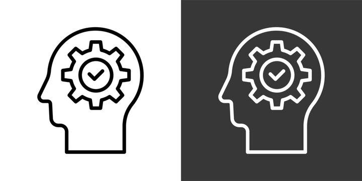 Capability Black And White Multiple Style Icon Set Collection Pack Vector Illustration 