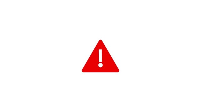 Play button icon animation on circle. video player icon triangle shape button icon animation with white background.4k animation video
