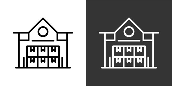 Bulk Black And White Multiple Style Icon Set Collection Pack Vector Illustration 