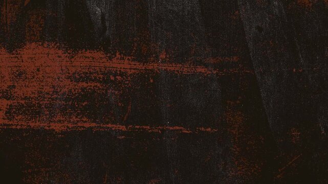 Abstract dynamic color background with grunge texture with scratches and digital noise, large brush strokes, orange-brown. The texture of the loop for the video.
